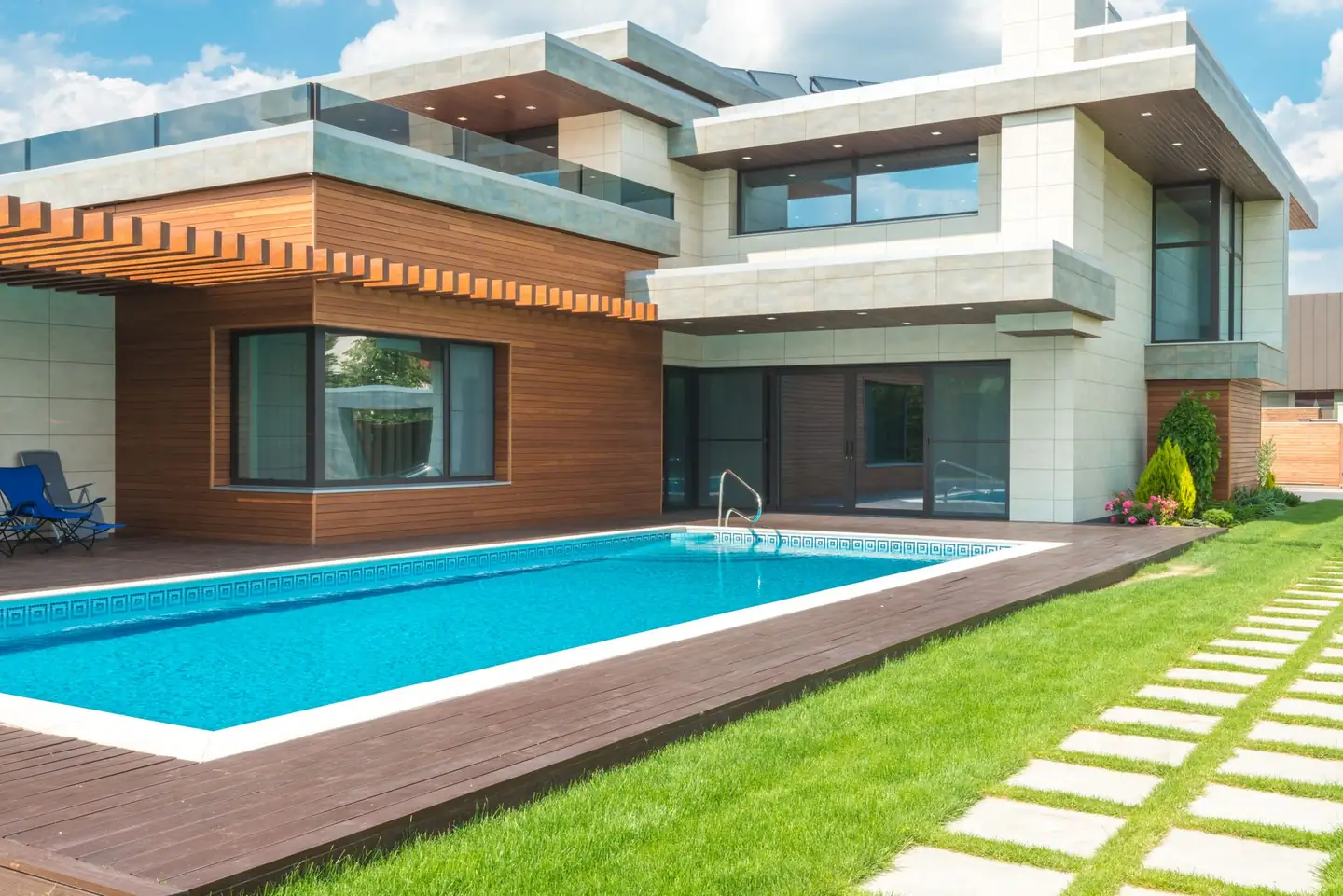 Swimming pool built in Lindfield West, NSW